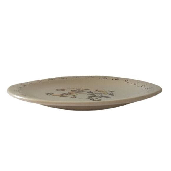 Staffordshire Old Granite Sun Up Platter Serving Johnson Brothers Rooster Vtg - Picture 9 of 13